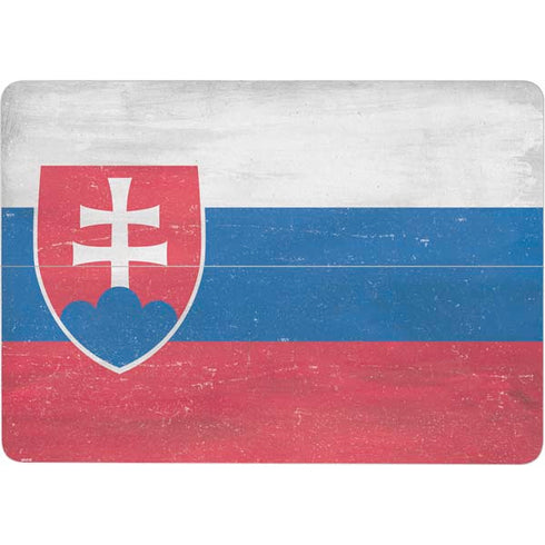 Slovakia Flag Distressed Surface Laptop Studio Skin